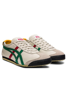 ONITSUKA TIGER Unisex MEXICO 66 Birch & Green Sneakers