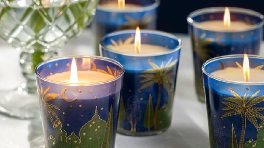 Good Earth Brass Candle Base